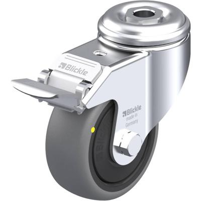 Blickle LKRA-TPA 80KF-FI-ELS Zwenkwiel met rem Wieldiameter: 80 mm Draagvermogen (max.): 65 kg 1 stuk(s)