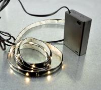 X4-LIFE 701501 LED-strip complete set Met batterijbox 4.5 V 1 m Warmwit 1 stuk(s) - thumbnail