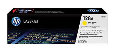 HP toner 128A, 1 300 pagina's, OEM CE322A, geel HP toner 128A, 1 300 pagina's, OEM CE322A, geel