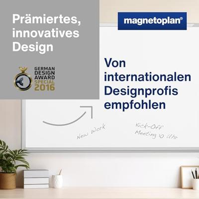 magnetoplan Whiteboard 12402CC Wit Geëmailleerd