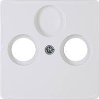 Kopp Paris arctic wit afdekplaat voor coax - 4625040 - thumbnail