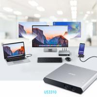 ATEN US3310 USB-C (USB 3.2 Gen 2) adapter Grijs - thumbnail