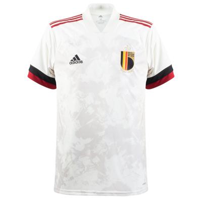België Shirt Uit Senior 2020-2021 - Maat XXXL - Kleur: Wit | Soccerfanshop