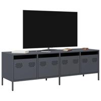 Tv-meubel 135x39x43,5 cm koudgewalst staal antracietkleurig - thumbnail