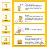 Sika Mix & Go Multifunctionele Reparatiemortel - 1,25kg - thumbnail