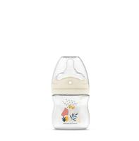 Babyfles tegen koliek - DODIE - 150 ml - Biomimicry speen met meerdere perforaties - 0+ maanden - Flow 1 - Roze - thumbnail
