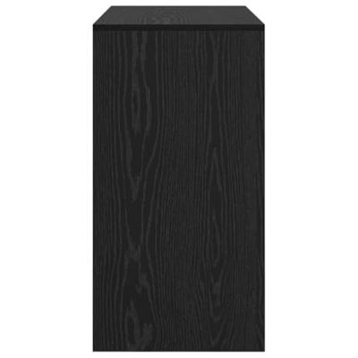 Bureau Zwart eiken 90 x 40 x 76 cm Bewerkt hout