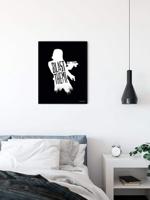 Kunstdruk Star Wars - Silhouette Quotes Stormtrooper 40x50cm - thumbnail