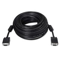 Aisens A113 – 0076 – SVGA-kabel met ferriet (HDB15/macho-hdb15britlich, 20 m, voor monitor, tv en projector) zwart - thumbnail