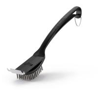 Napoleon grillborstel met RVS borstels en kunststof greep - thumbnail
