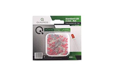 Quadrios LED-assortiment Rood 3 mm 20 mA 2.0 V Quadrios LED-assortiment Rood 3 mm 20 mA 2.0 V