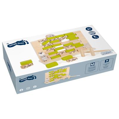 Small Foot houten wiebel muur spel