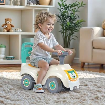 Dolu loopauto wit/groen/geel