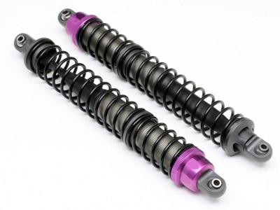 HPI - Aluminium threaded rear shock set (137-207mm/2pcs) (87465)