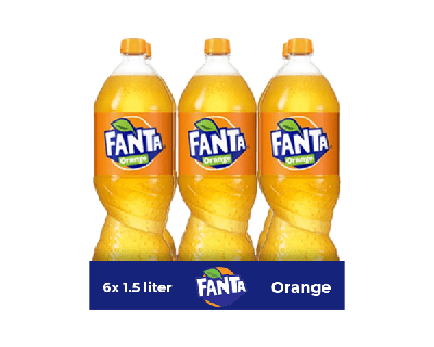 Fanta orange pet (6x 1,5 liter)