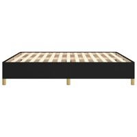 Bedframe zonder matras stof zwart 180x200 cm - thumbnail