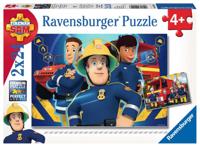 Ravensburger Brandweerman Sam puzzels Sam helpt je uit de brand - 2 x 24 stukjes - thumbnail