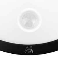 LED-lamp met bewegingssensor Maclean, PIR-sensor, kleur zwart, 10 W, IP65, 1000 lm, neutrale kleur, MCE525 B - thumbnail