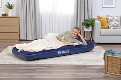 Bestway Junior Eenpersoonsmatras met Voetpomp 185x76x28 cm Luchtbed en Kamperen 67223 - thumbnail