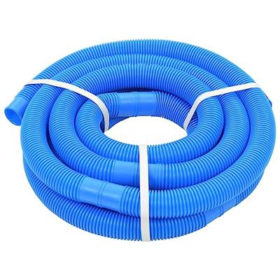 VidaXL Zwembadslang met klemmen 38 mm 6 m blauw - thumbnail