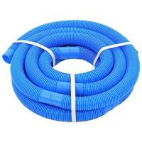 VidaXL Zwembadslang met klemmen 38 mm 6 m blauw - thumbnail