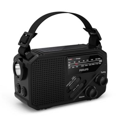 Philips TAR1609 Noodradio FM radio Zwart