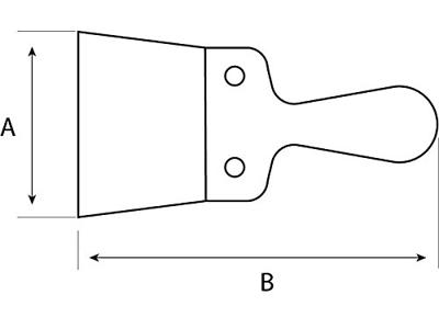Bahco vulschraper 14 cm inox | 219201400