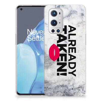 OnePlus 9 Pro | Siliconen hoesje | met naam Already Taken White