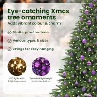 Kunstkerstboom met 300 LED met standaard Groen 180 cm PE en PVC - thumbnail