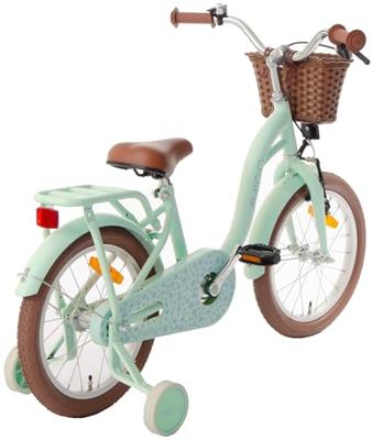 AMIGO Fairy 16 Inch Meisjes Terugtraprem Mintgroen AMIGO Fairy 16 Inch Meisjes Terugtraprem Mintgroen