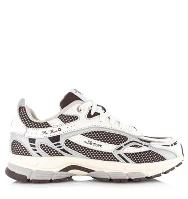 Mercer The Re-Run white silver 800 brown multi bruin maat 37