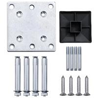 Schuttingpaneel 95x186 cm HKC zwart - thumbnail