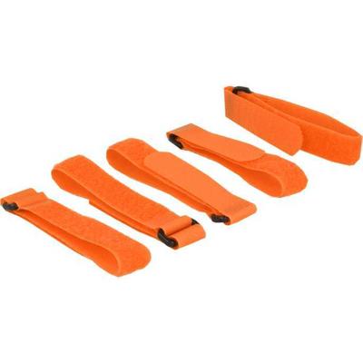 DeLOCK Kabelbinders met klittenband, 5 stuks