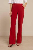 Studio Anneloes Flair Bonded Trousers 13652 Flared 4000 Ruby Red - thumbnail