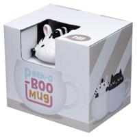 Adoramals Zebra Deksel Gevormde Keramiek Mok - thumbnail