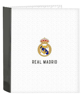 Ringmap Real Madrid C.F. 24/25 Wit Grijs A4 27 x 33 x 6 cm