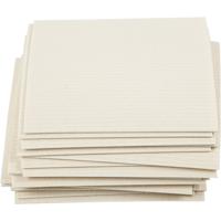 Creativ Company Sponsdoek, afm 17x19,5 cm, off-white, 20 stuk/ 1 doos - thumbnail