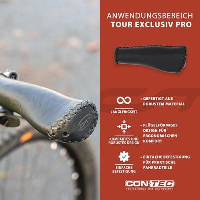 CONTEC handvatten "tour exclusiv pro" ct grips tour exc. pro 92/135mm, coffee