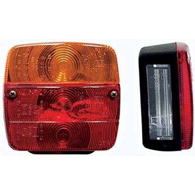 IWH Aanhangerachterlicht Schroefaansluiting Knipperlicht, Remlicht, Achterlicht Achter, Links, Rechts 12 V, 24 V