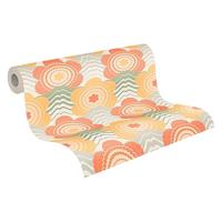 AS Creation Retro Chic - Oranje - Retro - 395394 - thumbnail