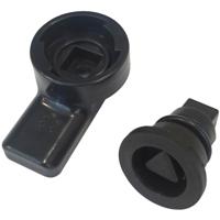 Kunststof Slot voor Installatiekast - Velvalux Panoboxpro - Zwart - thumbnail