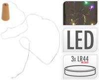 S.I.A. flessenstop lichtsnoer met 8 multicolor led lampjes ip44 - thumbnail
