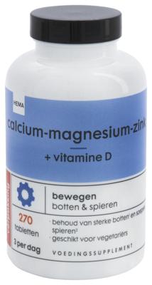 HEMA Calcium-magnesium-zink + vitamine D - 270 stuks