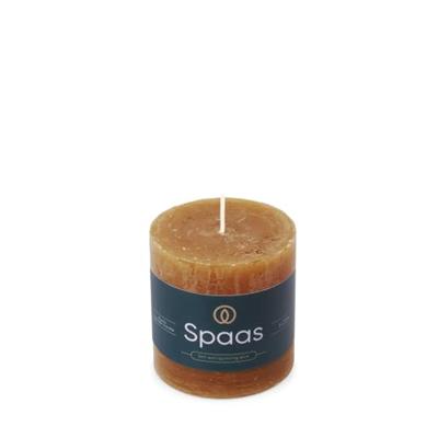 Kaars rustiek d7h7 cm cognac Spaas - Spaas Kaars rustiek d7h7 cm cognac Spaas - Spaas