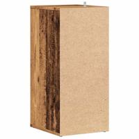 VidaXL Schoenenkasten 2 st 32x35x70 cm bewerkt hout oud houtkleurig - thumbnail