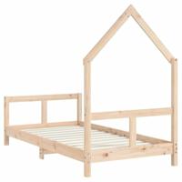Kinderbedframe 80x160 cm massief grenenhout - thumbnail