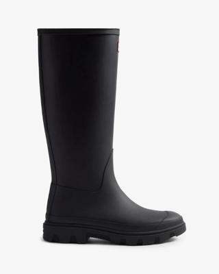 Hunter Downpour Tall Regenlaars Black 44