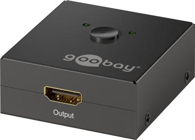 Goobay 58980 2 poorten HDMI-switch Met status-LEDs 1920 x 1080 pix Goobay 58980 2 poorten HDMI-switch Met status-LEDs 1920 x 1080 pix