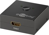 Goobay 58980 2 poorten HDMI-switch Met status-LEDs 1920 x 1080 pix - thumbnail