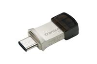 Transcend JetFlash 890 USB-stick smartphone/tablet Zilver 128 GB USB-A 3.2 Gen 2, USB-C - thumbnail
